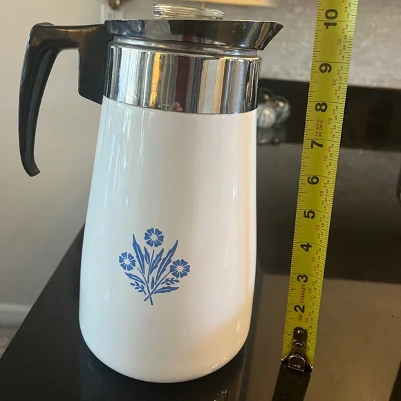 Corning Corning Ware blue cornflower cup coffee percolator stove top